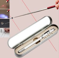 Laserosoitin + kynä teleskooppivarsi 43cm