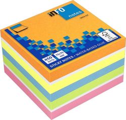 Viestilappukuutio FSC 76x76mm värilajitelma 400kpl