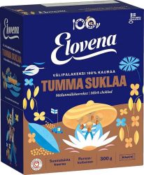 Välipalakaurakeksi 100% kauraa tumma suklaa 10x30g 100% kauraa 10x30g