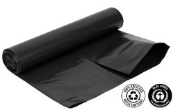 Jätesäkki xtra! LDPE musta 125L (150L) 750x1150mm 120mic 10kpl