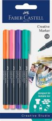 Creative Marker 4 värin sarja 1,5mm pyöreä kärki blister