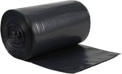 Roskapussi HDPE musta 30L 500x700mm 9mic 50kpl