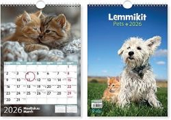 Lemmikit seinäkalenteri 2026