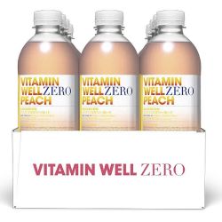 Well Zero Peach virvoitusjuoma 12x0,5l