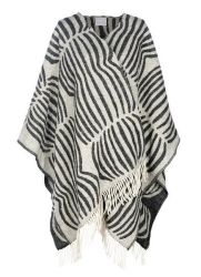 Vilja Villaponcho musta, 130x170 cm