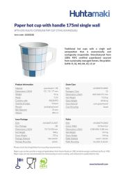 Kartonkikuppi Ruutu 175ml 80kpl