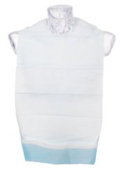 Ruokalappu kertakäyttö 38x70cm  teippikiinnitys kääntötasku sininen 100kpl