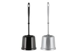 Basic WC-harjasetti  muovi värilajitelma harmaa+musta