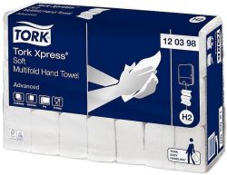 Tork Xpress H2 Advanced Soft  käsipyyhe 2-krs valkoinen 3780arkkia