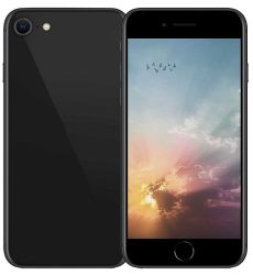 iPhone SE2020 64GB Black tehdashuollettu puhelin B-grade