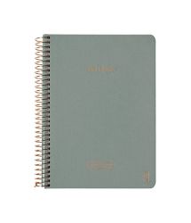 Premium Aloe Vera A5 muistikirja sivut viivoilla