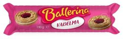 Ballerina täytekeksi 190g vadelma