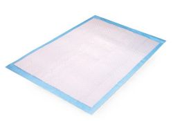 Vuodesuoja imukykyinen 60x90cm tikkikuvioitu valkoinen 25kpl