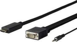Pro HDMI to VGA +Audio 3,5 mm muunnoskaapeli 5M