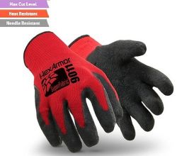 HexArmor 9011 pisto- ja viiltosuojakäsine 8/M punainen/musta