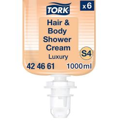 Tork S4 Luxury Hair & Body 3-in-1 suihkusaippua 6x1000ml
