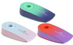 Faber-Castell Sleeve Mini Flow Edition pyyhekumi 24kpl lajitelma (8 x Blushing Sky, 8 x Buzzing Blue, 8 x Punchy Melon)