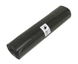 Jätesäkki LDPE musta 150L 750x1150mm 3-krs COEX 35mic 25kpl
