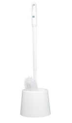 WC-harjasetti reunusharjalla 56cm  valkoinen