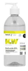 KW Käsihuuhde 80% Hajusteeton  500ml pumppupullo