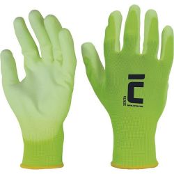 Sereta HV Nylon-käsine 11/2XL polyuretaanipinnoite keltainen (”toinen iho” -istuvuus)
