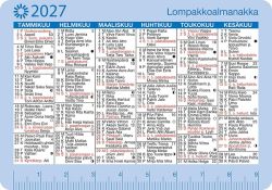 Lompakkoalmanakka 2027