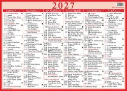 Visio Suuri taulukkokalenteri 2027