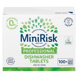 Mini Risk Professional konetiskitabletti All-In-One hajusteeton 100 kpl