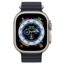 Apple Watch Ultra  49mm Titanium hopea/musta 4G EU huolettu