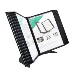 Wera Clickmount Pöytäteline A4 musta 20 esitystaskua (pakkaus sis. taskut)