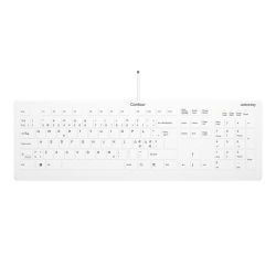 Active Key QuickClean Medical Keyboard Removable Cover Full-Size Wired Valkoinen C8112 pyyhittävä