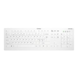 Active Key QuickClean Medical Keyboard Removable Cover Full-Size Wireless valkoinen C8112 pyyhittävä