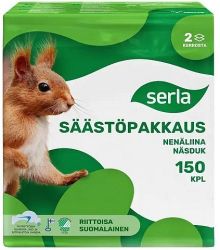Serla Nenäliina 2-krs 150kpl säästöpakkaus