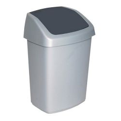 CURVER Roska-astia 50L Hopea/tummaharmaa