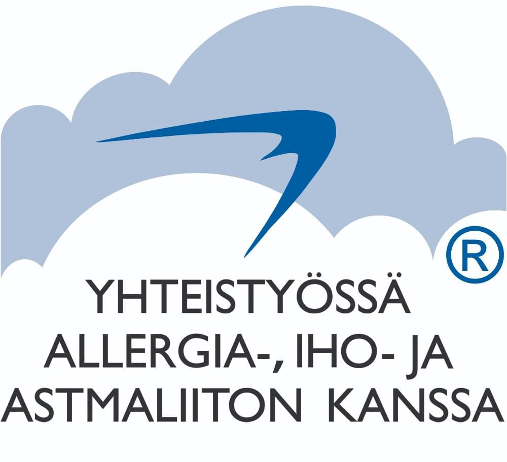 Yhteistyössä allergia-, iho- ja astmaliiton kanssa